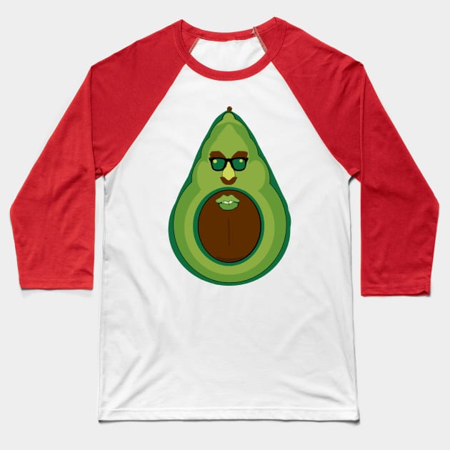 Undercover Avocado Lover Baseball T-Shirt by Zenferren